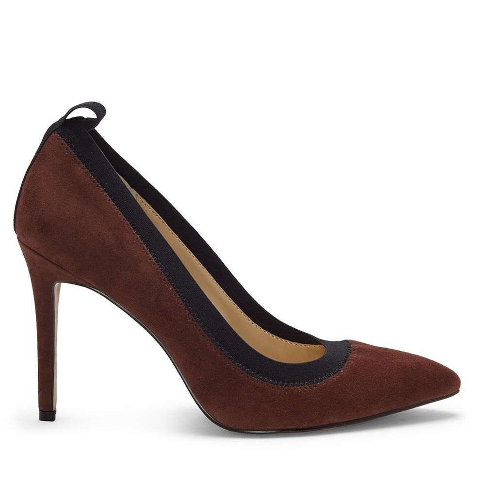 Vince Camuto Brown Suede Pumps   Brand New